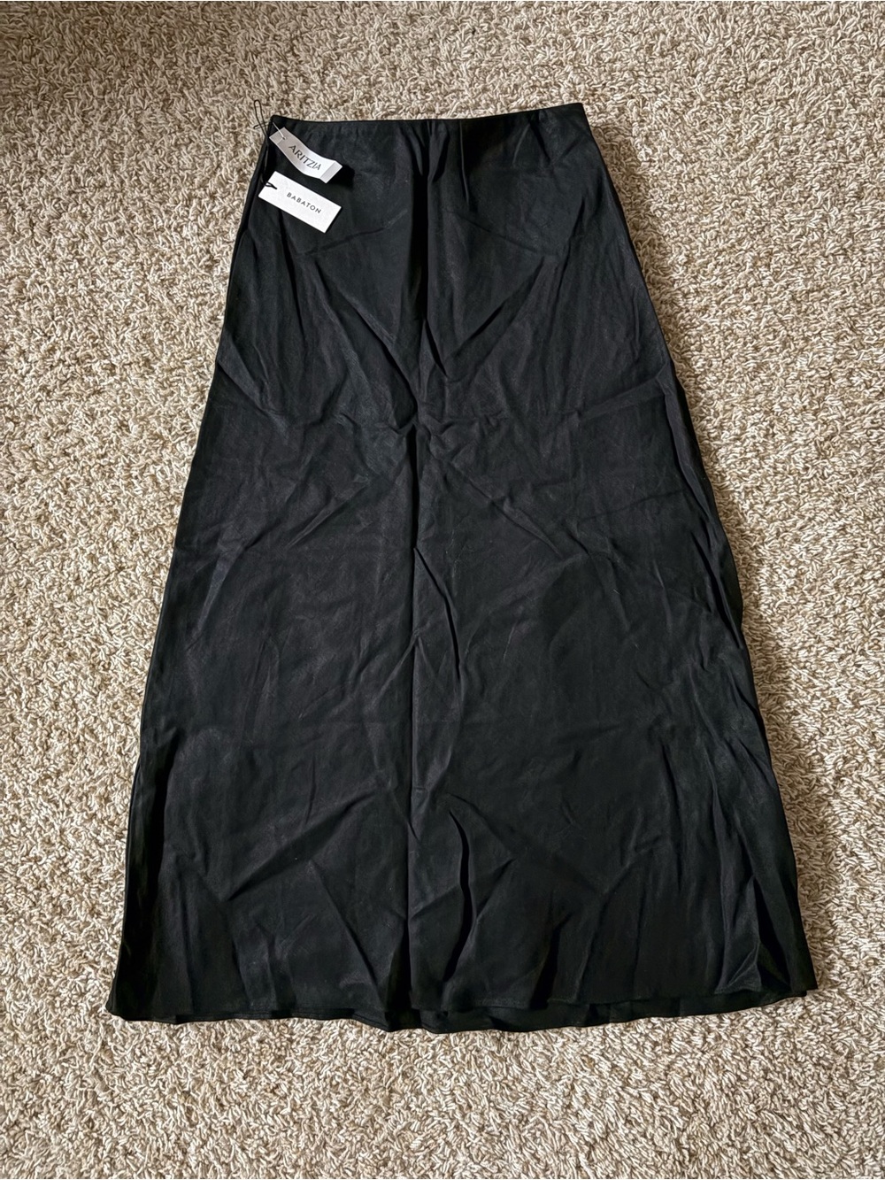 Babaton Women’s Slip Linen Maxi Skirt